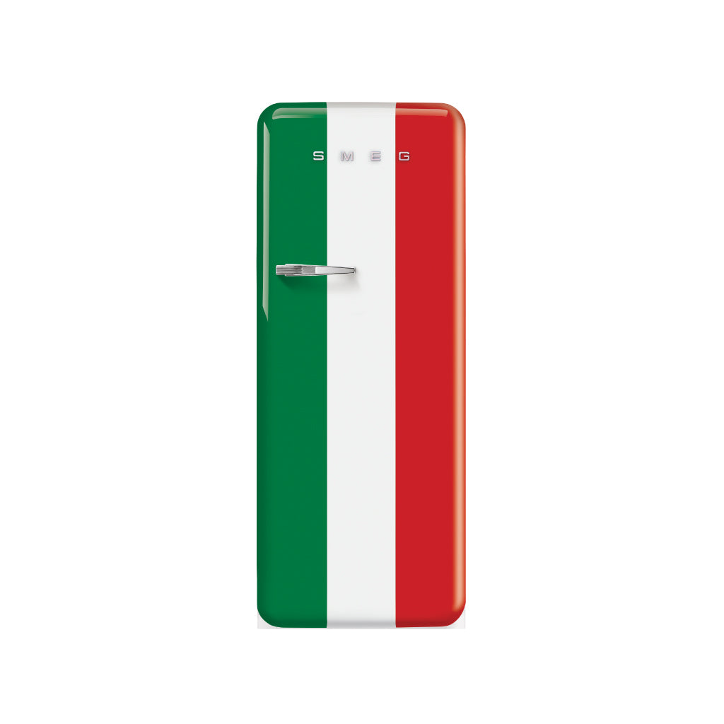 Tủ lạnh, cửa đơn, độc lập, cửa mở phải, 50'S Smeg STYLE, quốc kỳ Ý, FAB28RDIT5 - 535.14.537