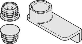 Định tâm cửa, Dùng để định vị cửa lắp âm nối trần hoặc từ bề mặt bếp cho Folding Concepta 25 - 408.30.229