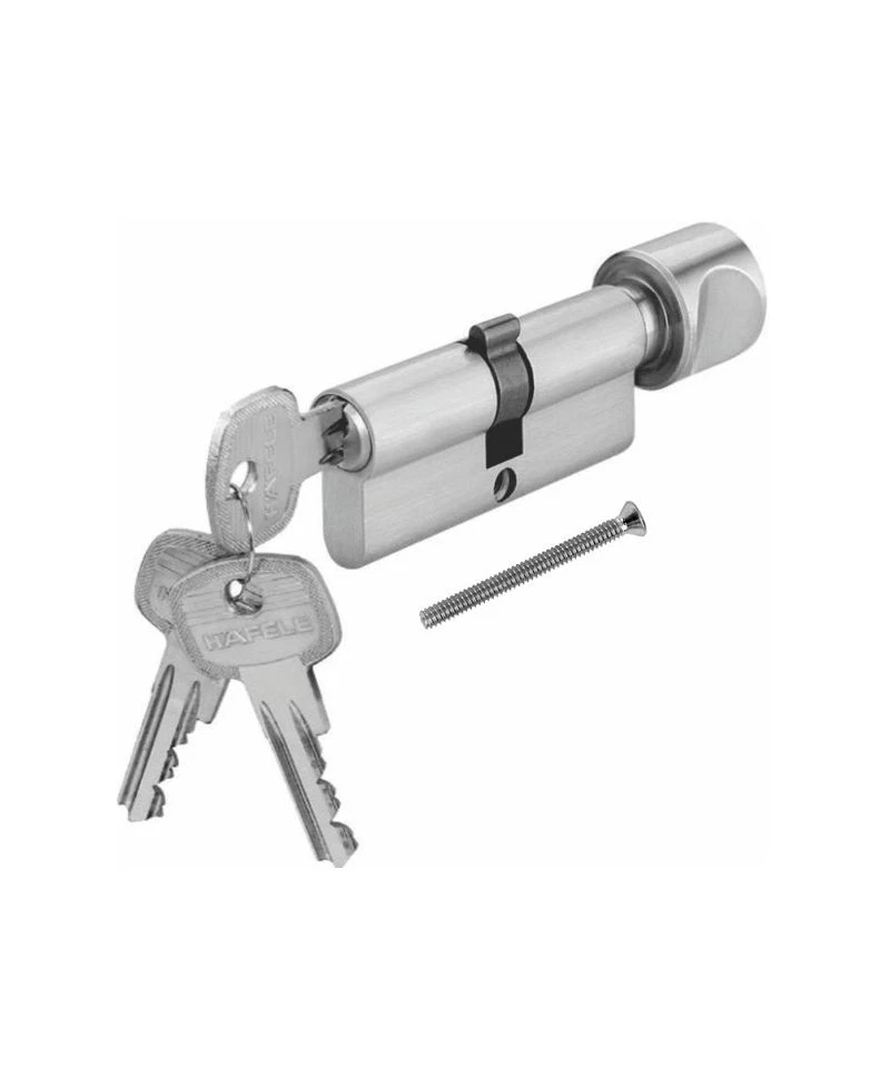 Ruột khóa Hafele 1 đầu chìa, 1 đầu vặn 65mm - 916.96.311