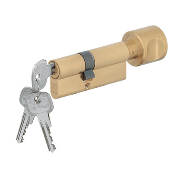 Ruột khóa Häfele 1 đầu chìa 1 đầu vặn 65mm - 916.96.666