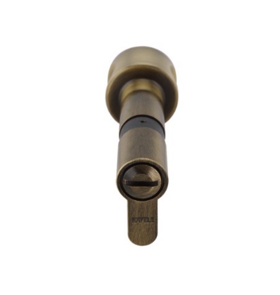 Ruột khóa Hafele màu đồng rêu dùng cho cửa WC 63mm - 916.08.323
