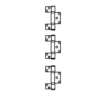 Bộ bản lề mộng rời HAFELE - 943.14.403