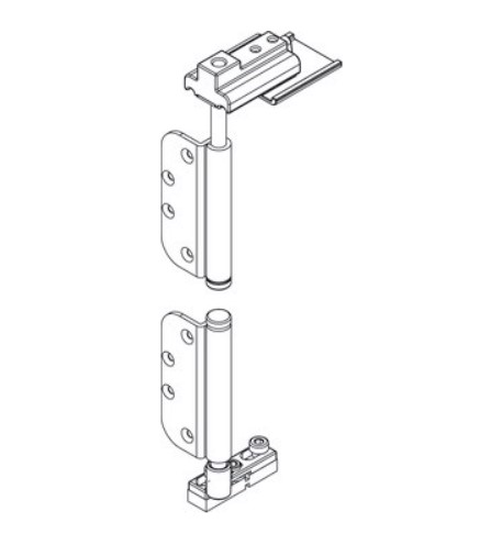 Bộ trục xoay mộng rời FOLD 100-M Hafele - 943.34.004