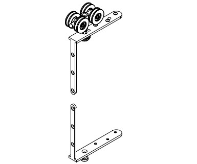 Bộ treo trung tâm với dẫn hướng HAFELE - 943.50.030