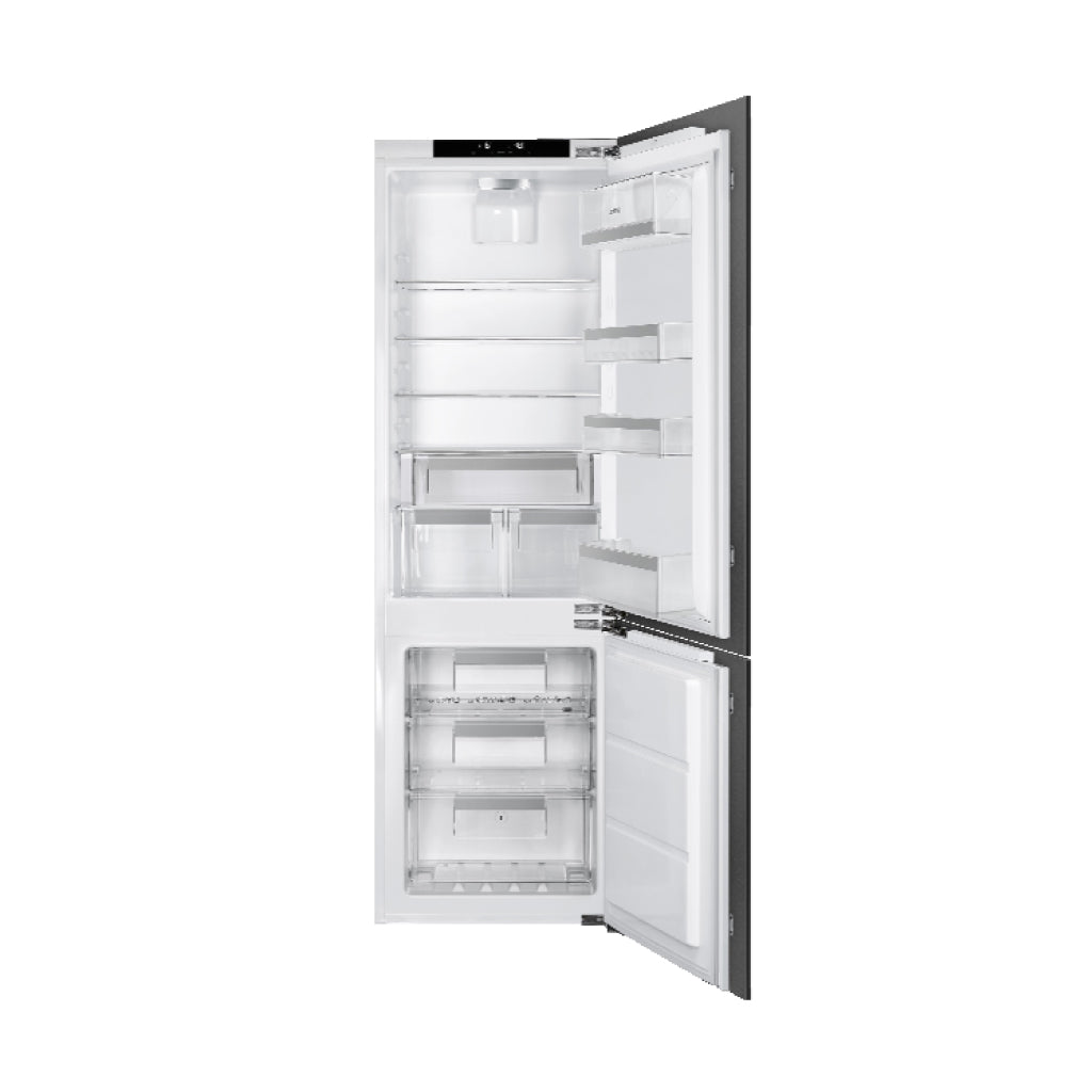 Tủ lạnh, ngăn đông dưới, âm tủ, cửa có thể đổi chiều với bản lề tay phải, màu trắng Smeg CD7276NLD2P1 - 536.14.947