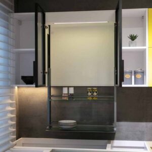 Bộ tủ đựng đồ khô nâng hạ điện cánh mở ECLS-2 series Imundex, 900mm - 220002936