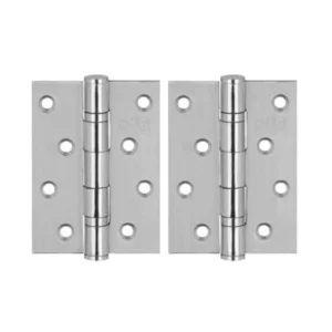 Bản lề lá Hafele inox 102 x 76 x 3 mm 2 vòng bi, inox mờ - 489.05.021