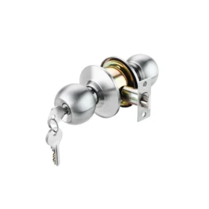 Bộ tay nắm cửa Hafele dạng tròn, inox, cửa đi - 489.93.130