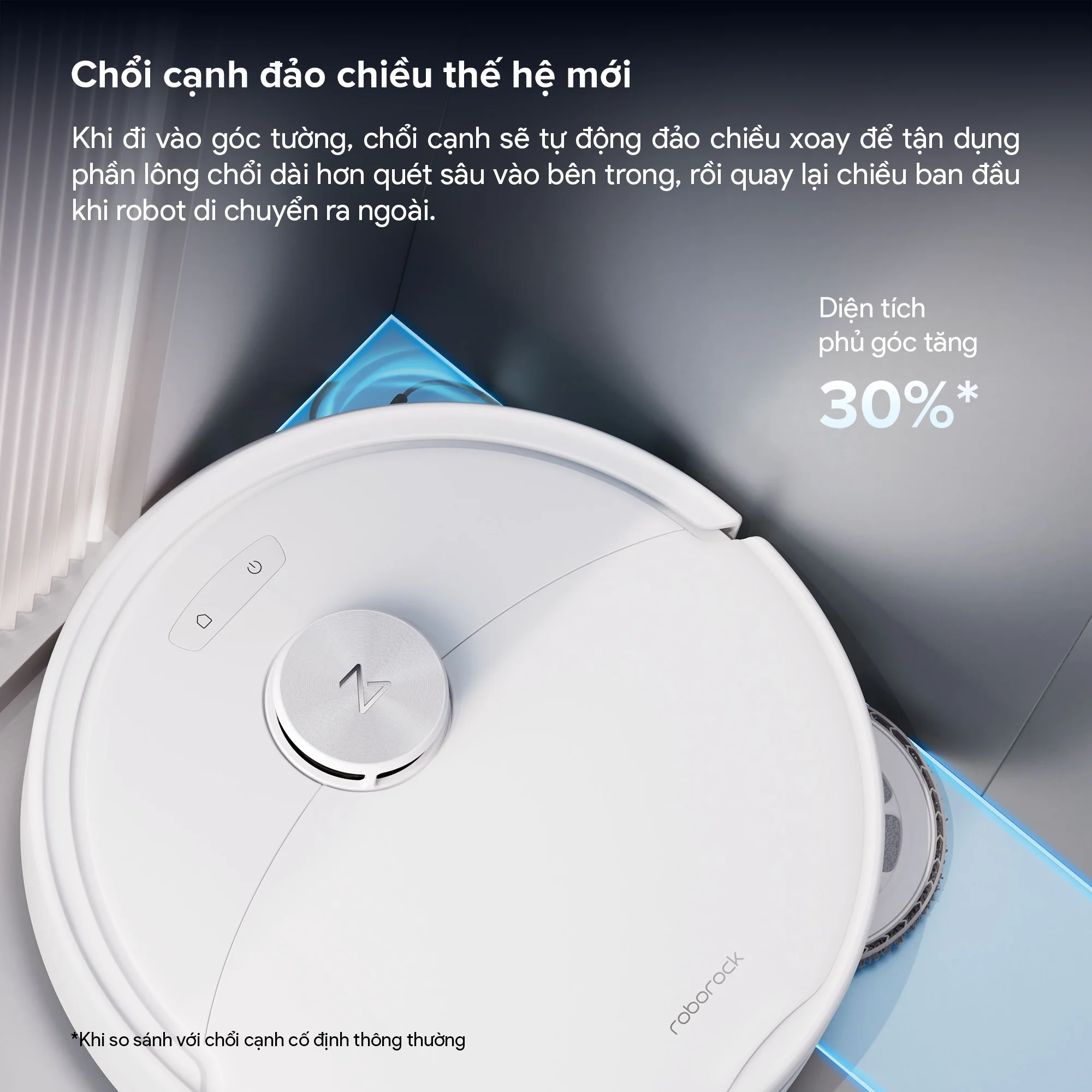 Robot Hút Bụi Lau Nhà Roborock Qrevo 2 Pro, màu trắng - Ảnh 4