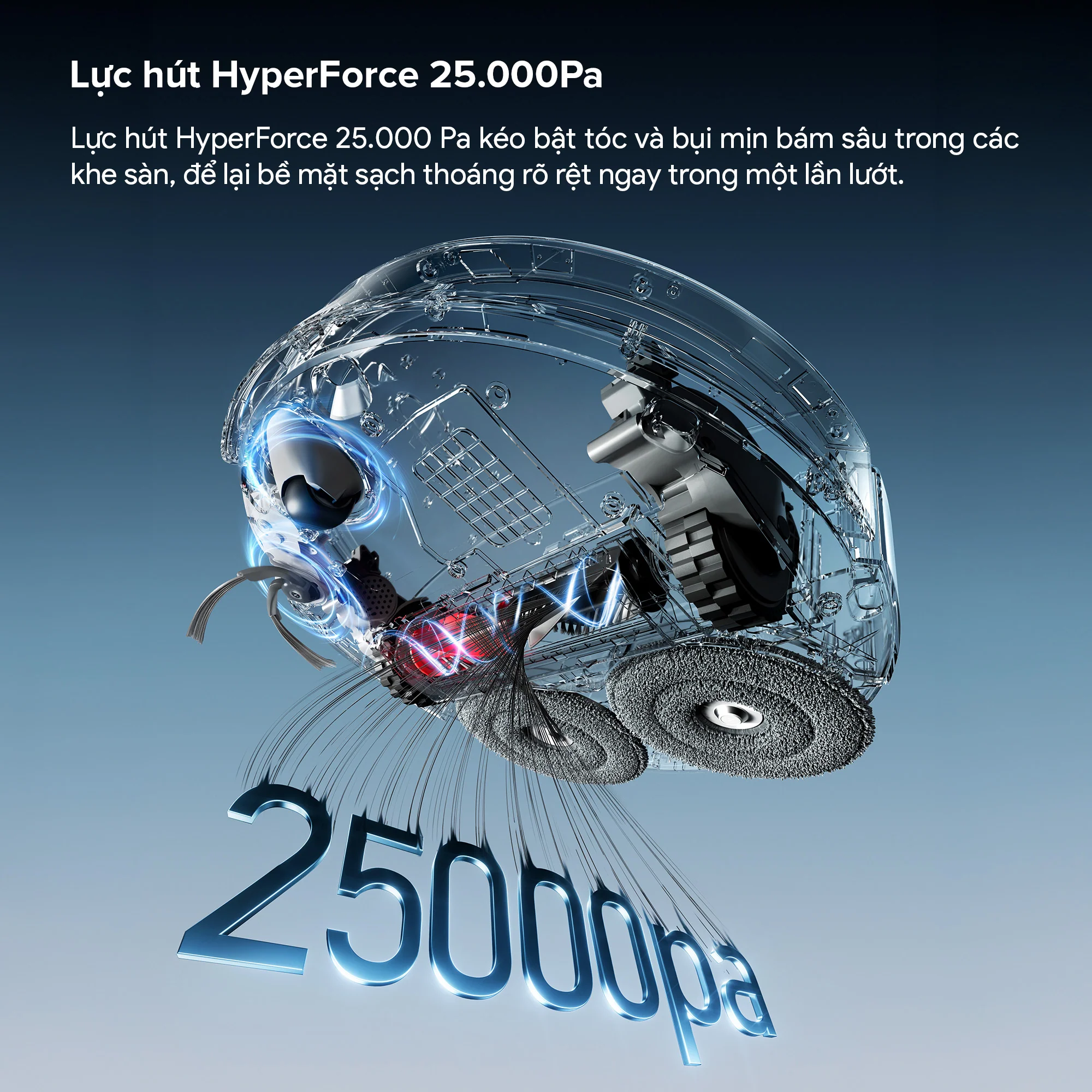 Robot Hút Bụi Lau Nhà Roborock Qrevo Edge 2, màu trắng - Ảnh 2