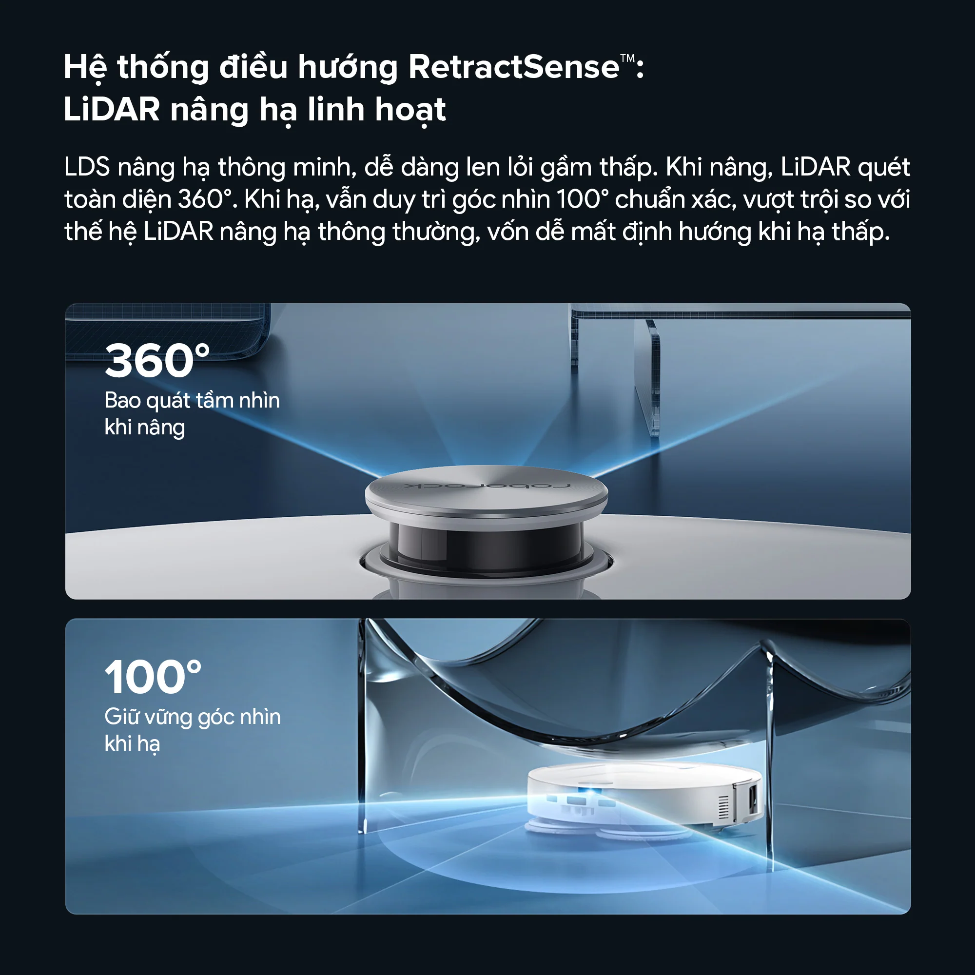 Robot Hút Bụi Lau Nhà Roborock Qrevo Edge 2, màu trắng - Ảnh 16