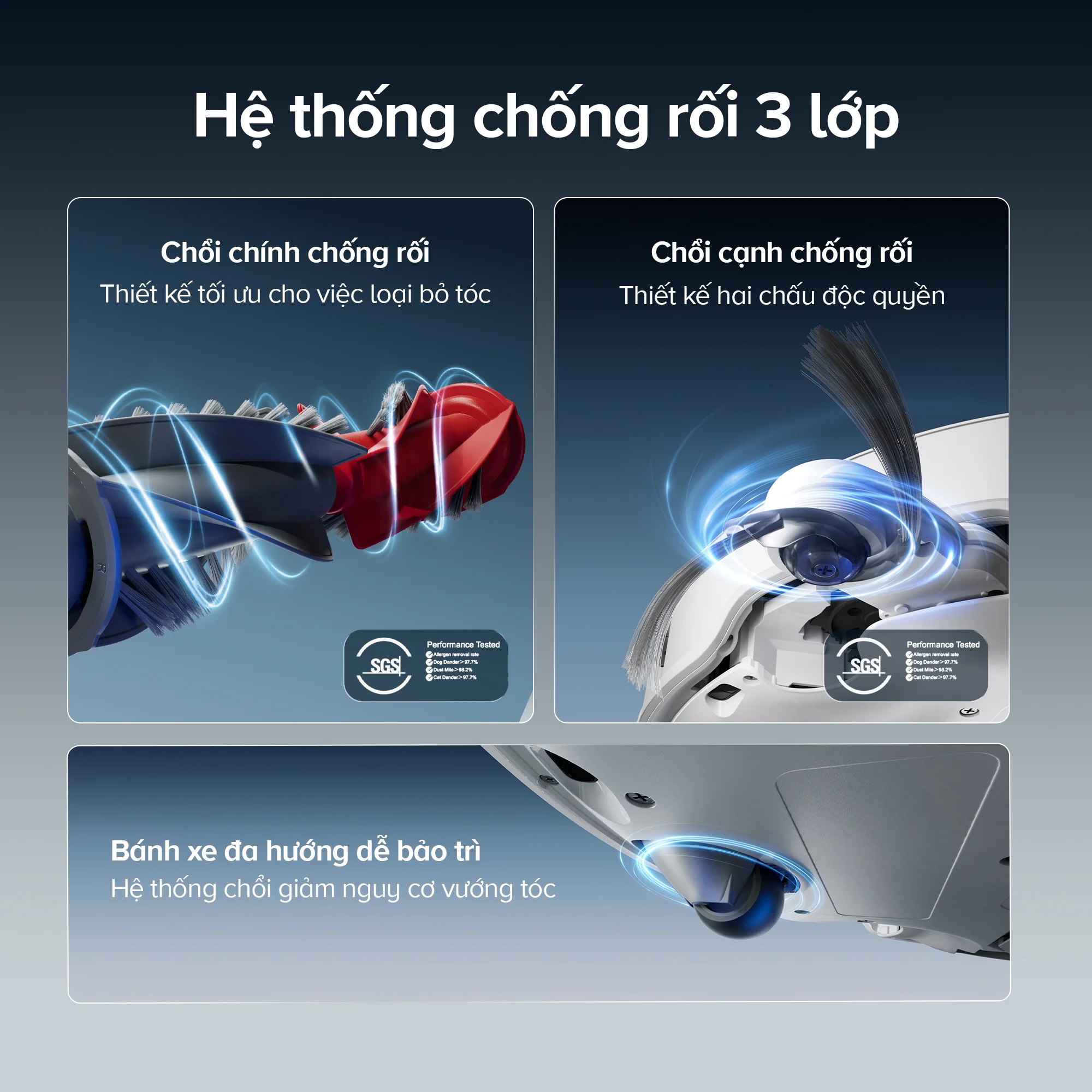 Robot Hút Bụi Lau Nhà Roborock Qrevo Edge 2, màu trắng - Ảnh 15