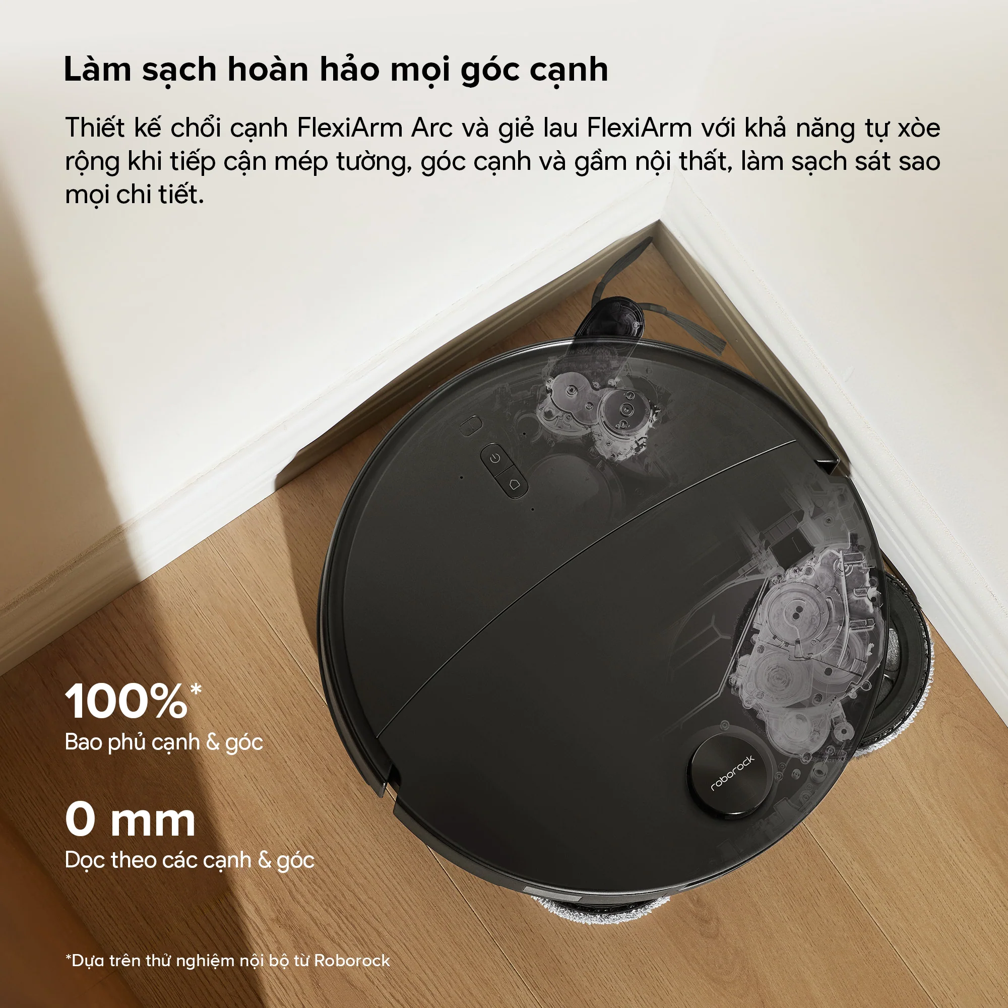 Robot Hút Bụi Lau Nhà Roborock Qrevo Edge 2, màu trắng - Ảnh 13