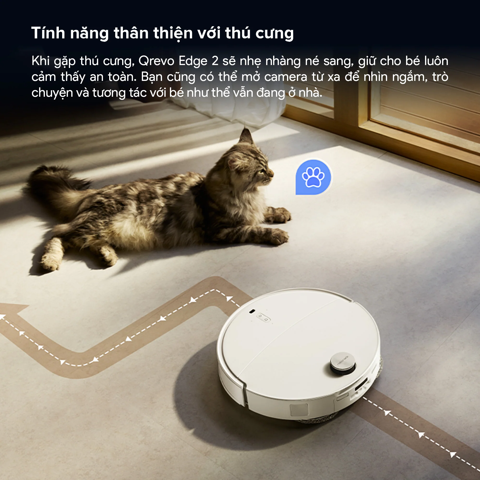 Robot Hút Bụi Lau Nhà Roborock Qrevo Edge 2, màu trắng - Ảnh 8