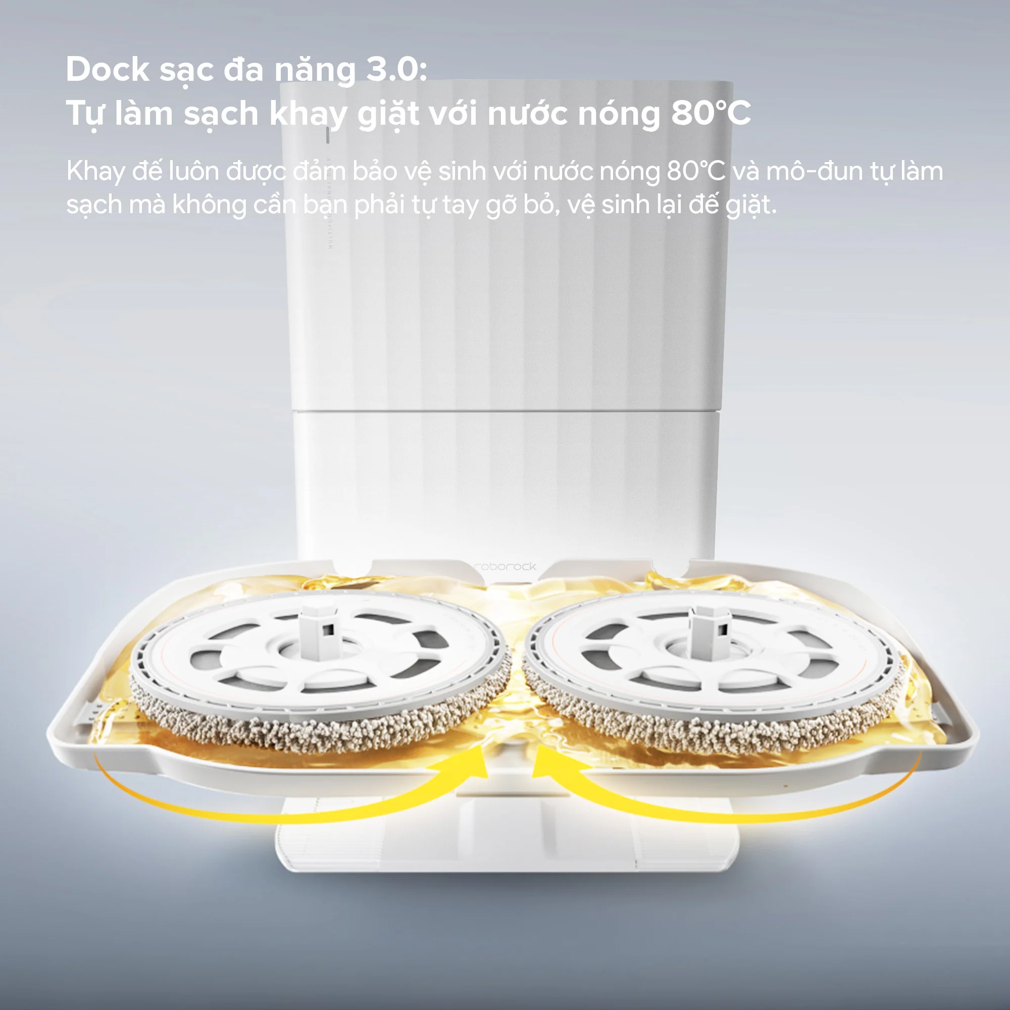 Robot Hút Bụi Lau Nhà Roborock Qrevo Edge 2, màu trắng - Ảnh 3