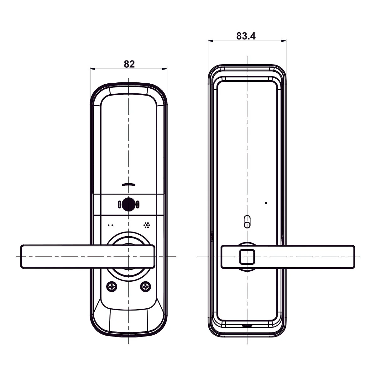 Khóa điện tử Hafele ML2502B - 912.21.048 - Ảnh 4