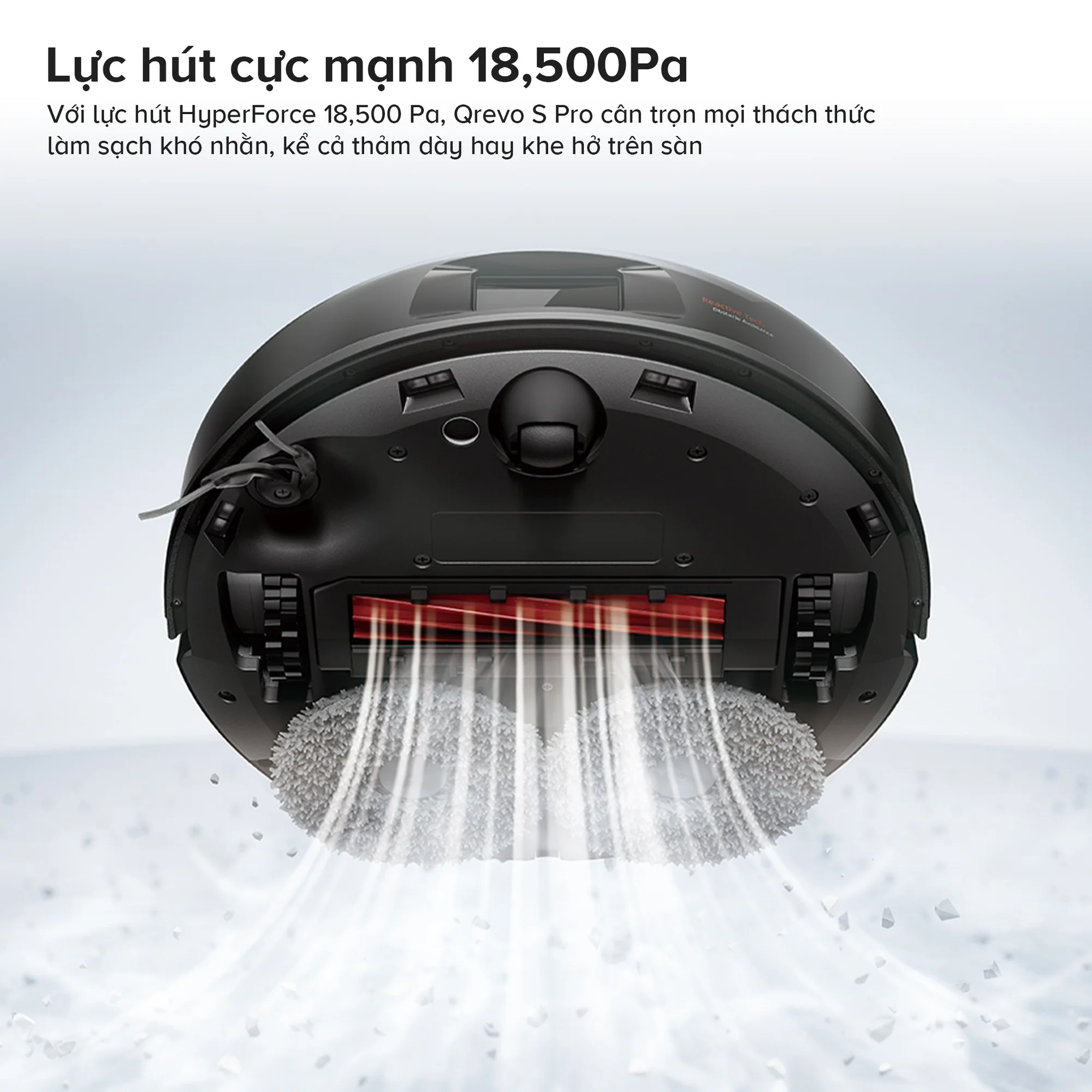 Robot Hút Bụi Lau Nhà Roborock Qrevo S Pro, màu trắng - Ảnh 2