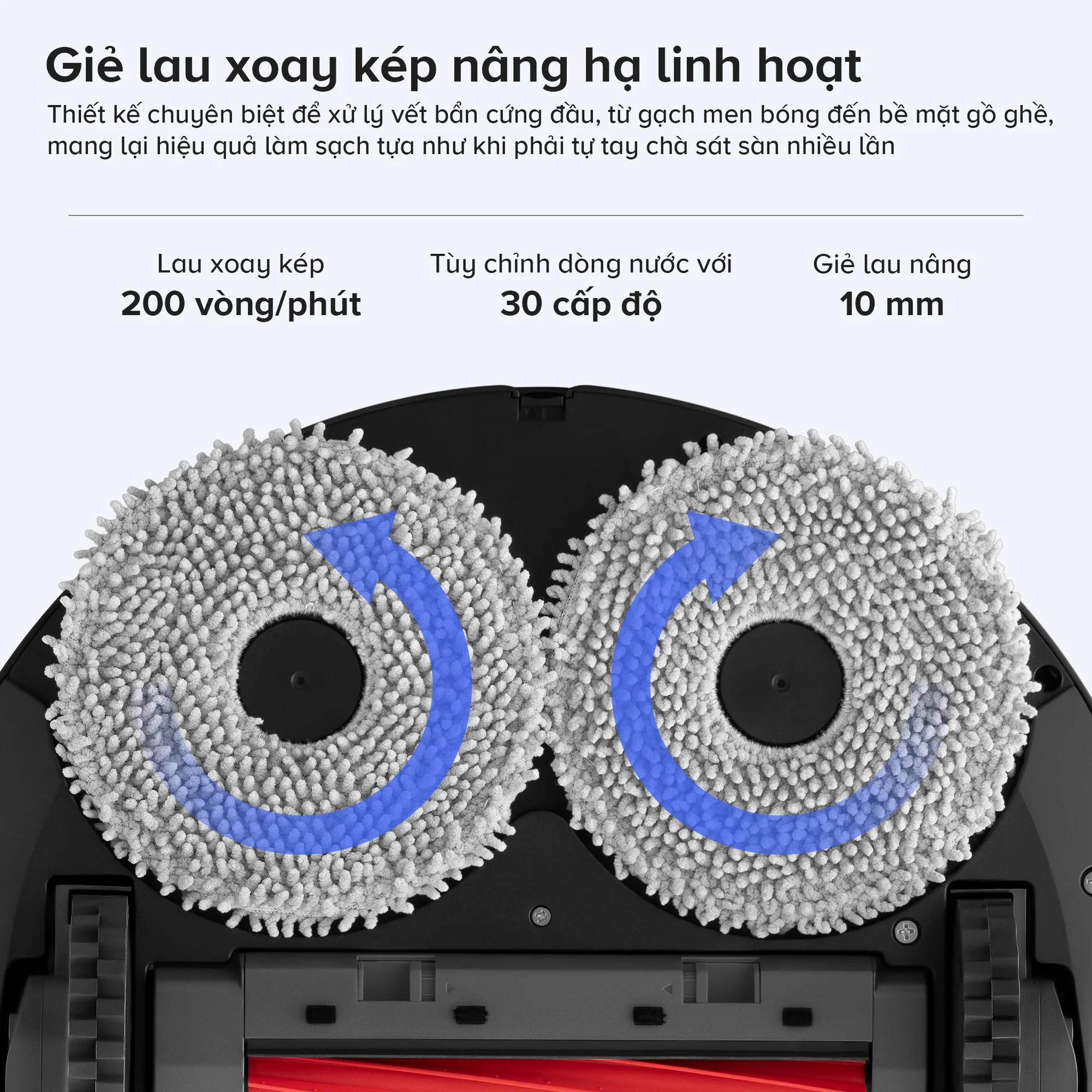 Robot Hút Bụi Lau Nhà Roborock Qrevo S Pro, màu trắng - Ảnh 5