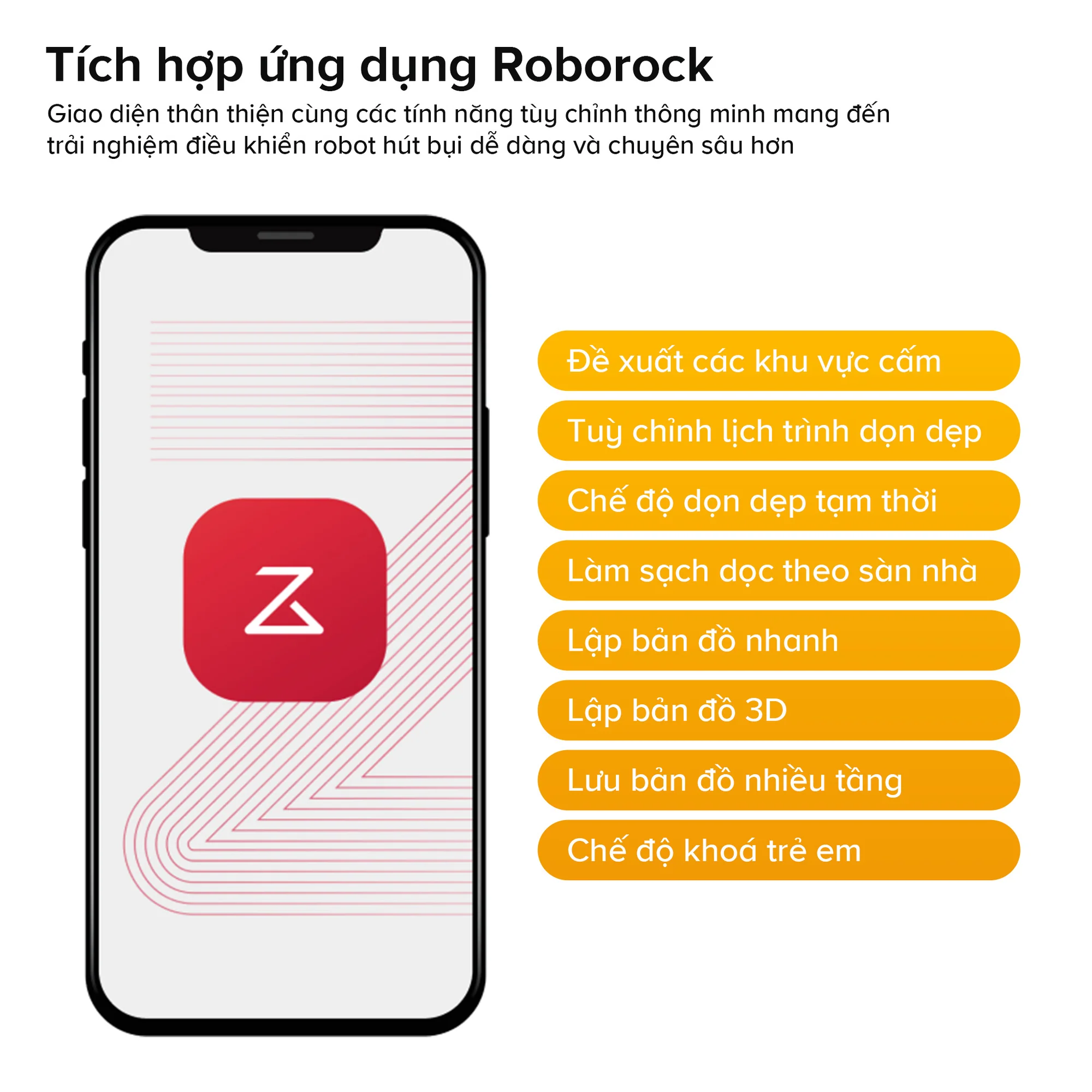 Robot Hút Bụi Lau Nhà Roborock Qrevo S Pro, màu trắng - Ảnh 17