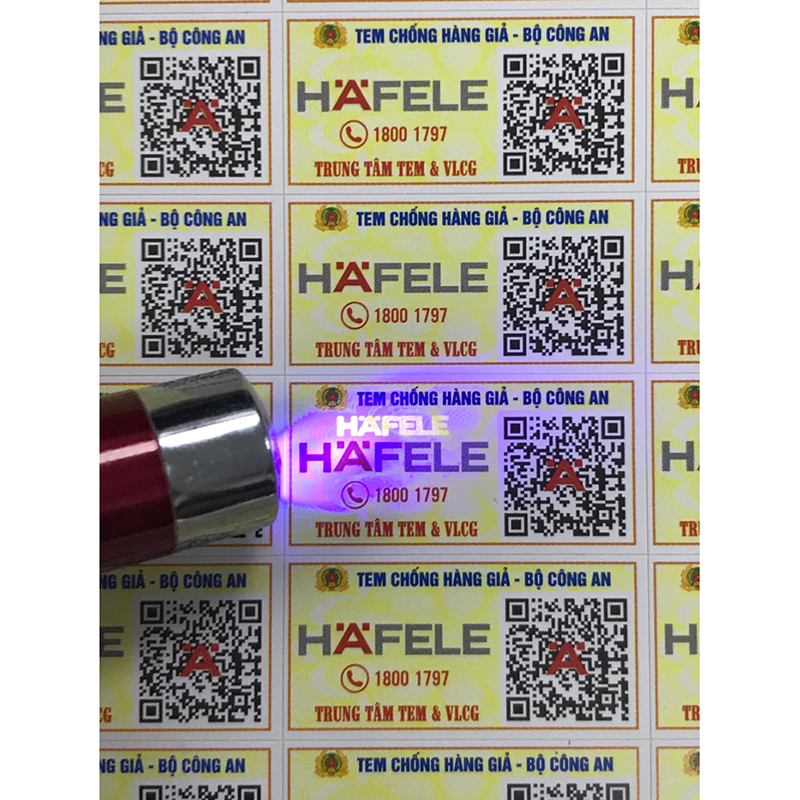Hướng dẫn cập nhật vị trí dán tem sản phẩm Häfele