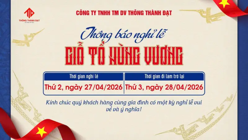 Thông Báo Lịch Nghỉ Lễ Giỗ Tổ Hùng Vương 2026