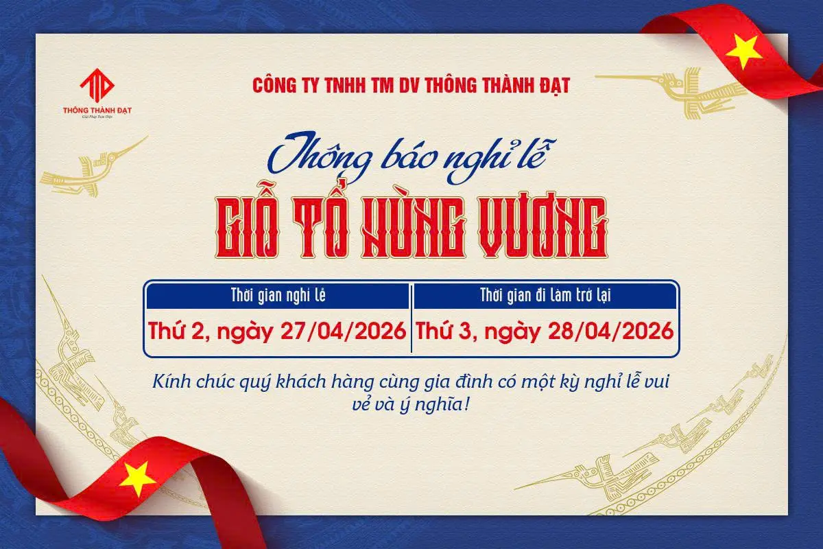 Thông Báo Lịch Nghỉ Lễ Giỗ Tổ Hùng Vương 2026