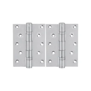 Bản lề lá Hafele inox 102 x 76 x 3 mm 2 vòng bi, inox mờ - 489.05.023