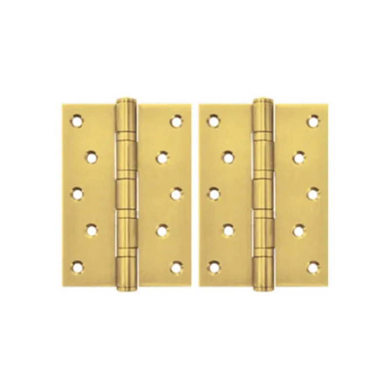 Bản lề lá Hafele inox 127 x 89 x 3 mm, 4 vòng bi, đồng bóng - 489.05.026