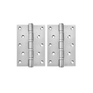Bản lề lá Hafele inox 127 x 76 x 3 mm, 4 vòng bi, inox mờ - 489.05.027