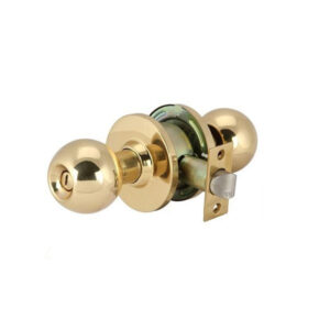 Bộ tay nắm cửa Hafele dạng tròn, đồng thau, cửa toilet - 489.93.137