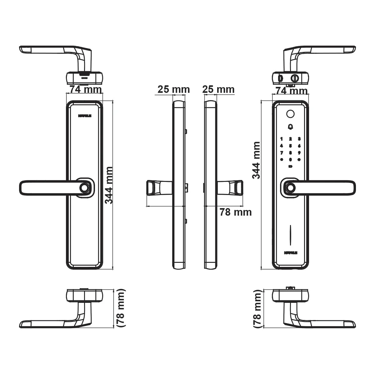 Khóa điện tử Zenith - ML2501W - 499.21.225 - Ảnh 4