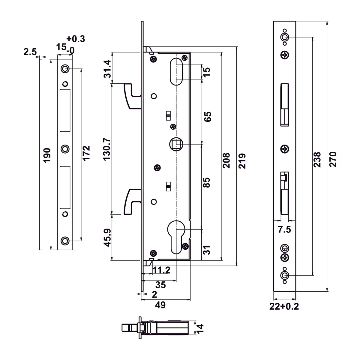 Khóa điện tử Hafele DL6600 - 912.20.144 - Ảnh 4