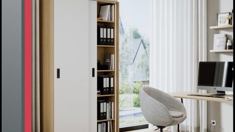 Häfele Slido F-Line18 50A: Giải Pháp Cửa Trượt Thẳng Hiện Đại Cho Tủ Nội Thất