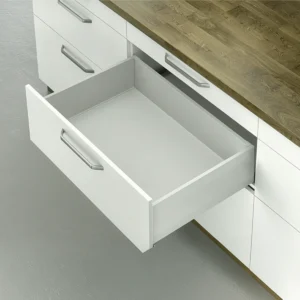 Ray hộp Hafele Matrix Box P Plus, chiều cao thành hộc 180 mm, 70kg, màu trắng - 513.67.725